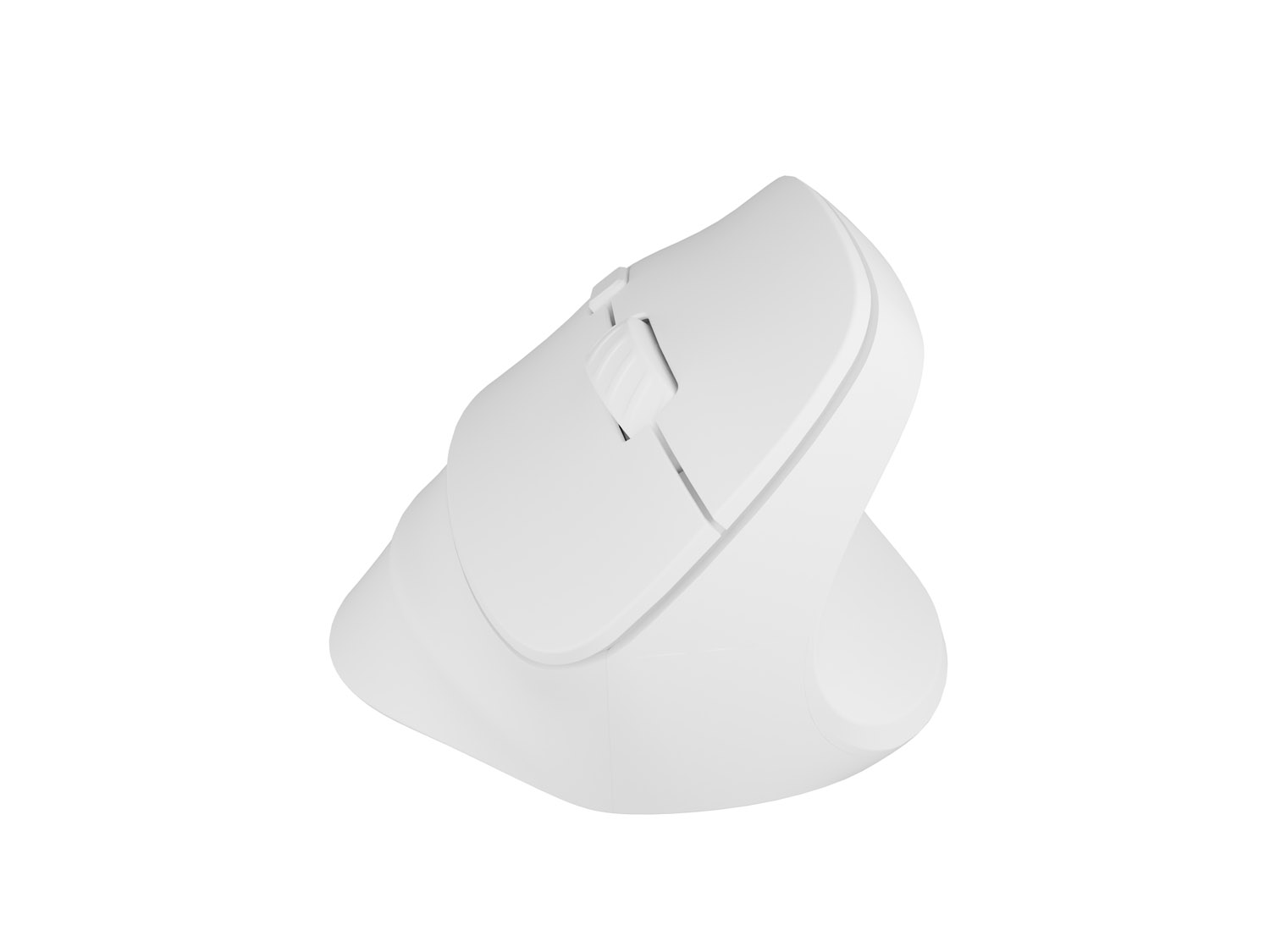 Obrázek Bezdrátová myš Natec CRAKE 2/Kancelářská/Optická/2 400 DPI/USB+BT/Bílá/Vertikální/Optická/Pro pravák