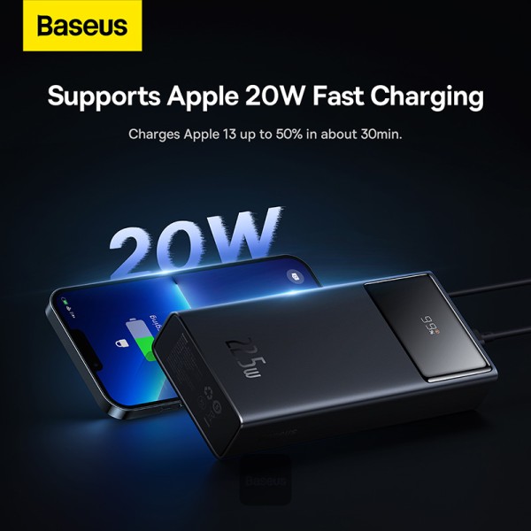 Obrázek Baseus power banka Star-Lord 30000 mAh 22,5W USB/USB-C černá