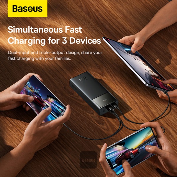 Obrázek Baseus power banka Star-Lord 30000 mAh 22,5W USB/USB-C černá
