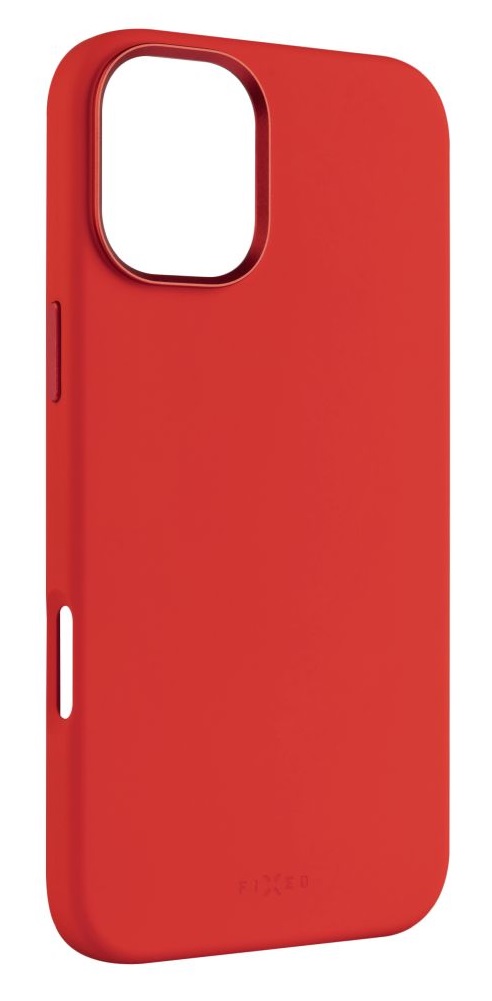Zadní kryt FIXED MagFlow s podporou MagSafe pro Apple iPhone 16 Plus, červený