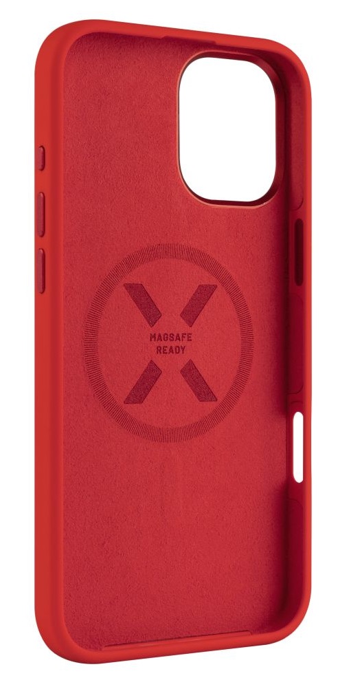 Obrázek Zadní kryt FIXED MagFlow s podporou MagSafe pro Apple iPhone 16 Plus, červený