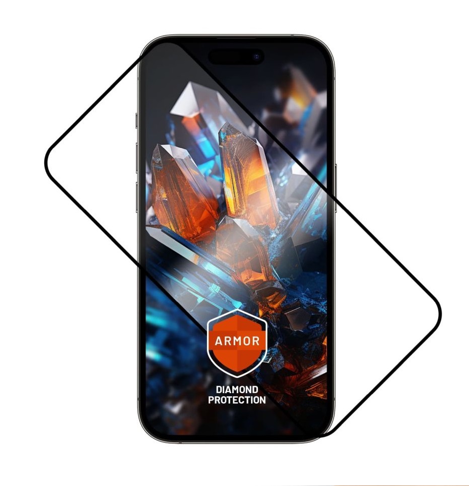 FIXED Armor s Anti-dust aplikátorem a AR vrstvou pro Apple iPhone 16 Pro Max, černé