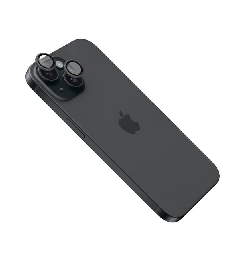 Ochranná skla čoček fotoaparátů FIXED Camera Glass pro Apple iPhone 16/16 Plus, space gray