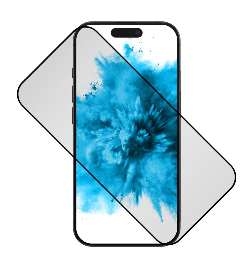 Tvrzené sklo FIXED Privacy Full-Cover pro Apple iPhone 16 Pro Max, lepení přes celý displej, černé