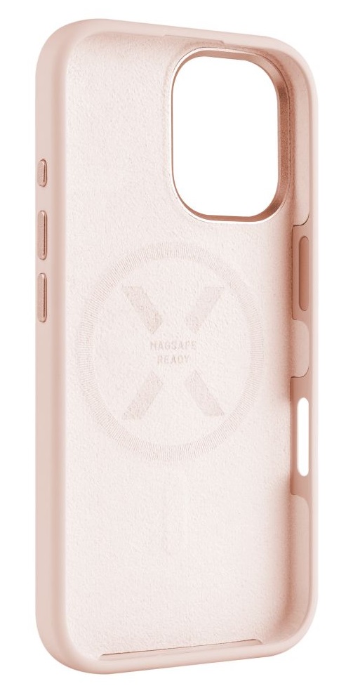 Obrázek Zadní kryt FIXED MagFlow s podporou MagSafe pro Apple iPhone 16, růžový