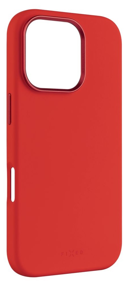 Zadní kryt FIXED MagFlow s podporou MagSafe pro Apple iPhone 16 Pro, červený