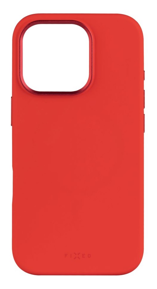 Obrázek Zadní kryt FIXED MagFlow s podporou MagSafe pro Apple iPhone 16 Pro, červený