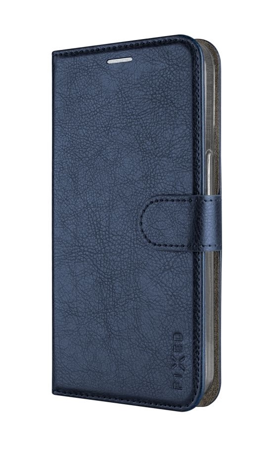 Pouzdro typu kniha FIXED Opus pro Apple iPhone 16 Plus, modré