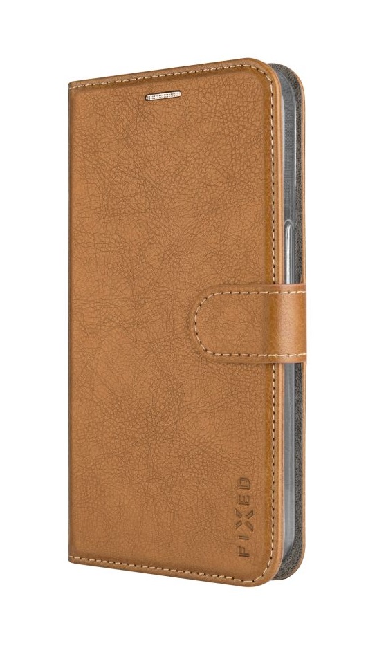 Obrázek Pouzdro typu kniha FIXED Opus pro Apple iPhone 16 Plus, hnědé