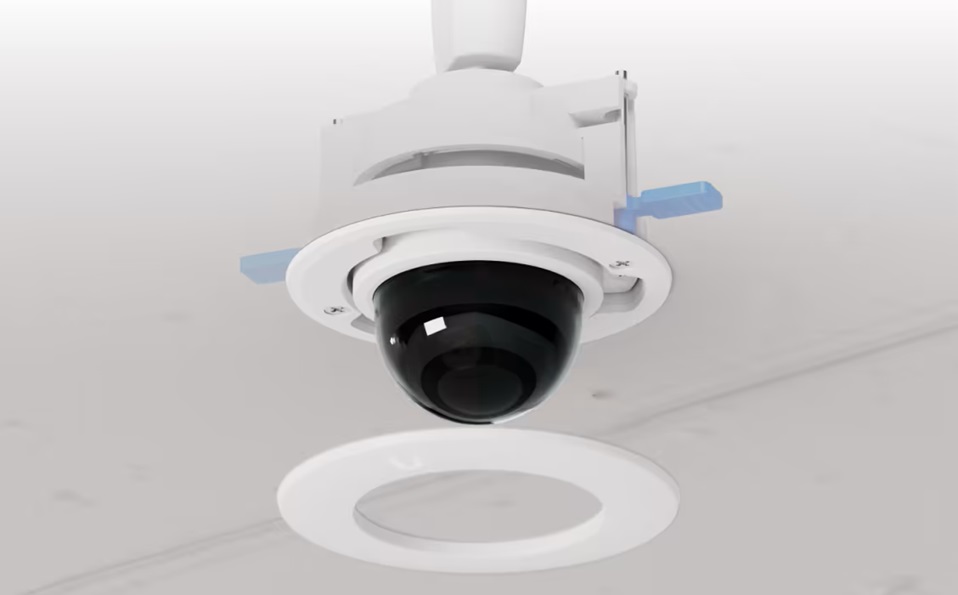 Obrázek Ubiquiti UACC-G5-Dome-Ultra-FM-SB-W - G5 Dome Ultra Flush Mount, Zápustný držák, kouřové sklo