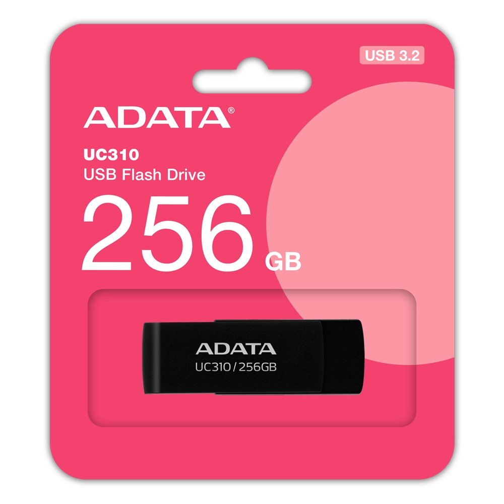 Obrázek ADATA UC310/256GB/USB 3.2/USB-A/Černá