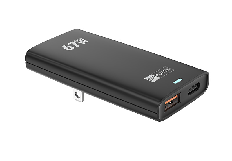 Obrázek ER POWER Dual Travel Slim Charge 67W – USB-C/USB-A