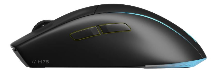 Obrázek Corsair M75/Herní/Optická/26 000 DPI/USB+BT/Černá