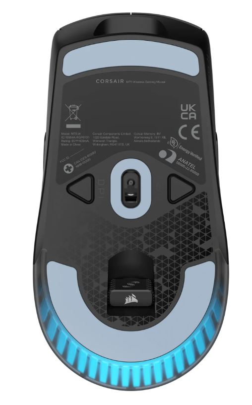 Obrázek Corsair M75/Herní/Optická/26 000 DPI/USB+BT/Černá
