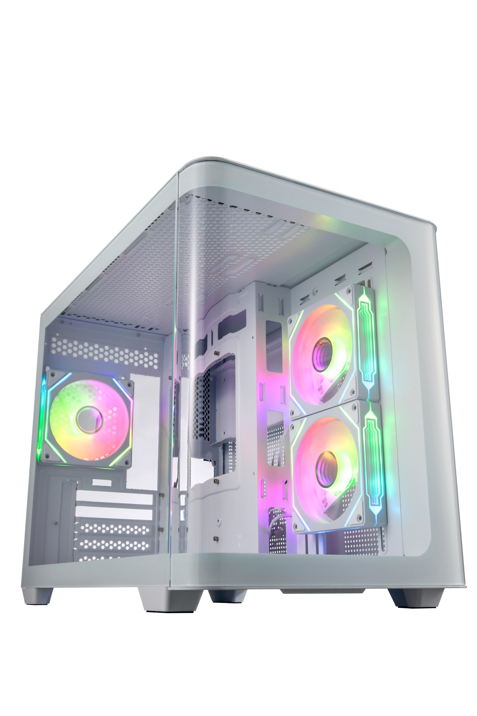 Obrázek FSP S380-WA/Micro ATX/Transpar./Bílá