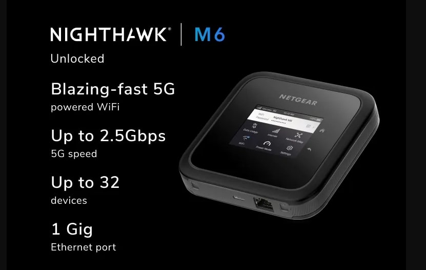 Obrázek NETGEAR NIGHTHAWK M6 5G MOBILE HOTSPOT, UNLOCKED