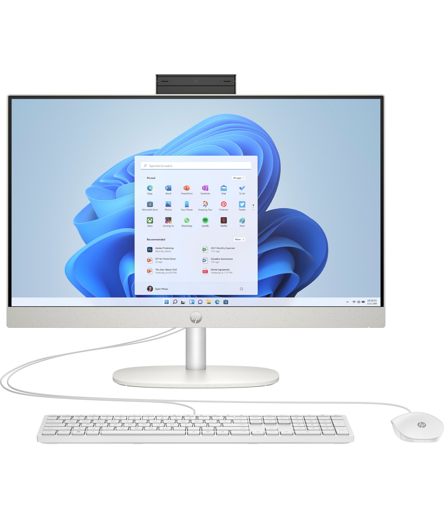 Obrázek HP 24/cr0017nc/23,8"/FHD/T/i5-1334U/16GB/1TB SSD/Iris Xe/W11H/White/2R