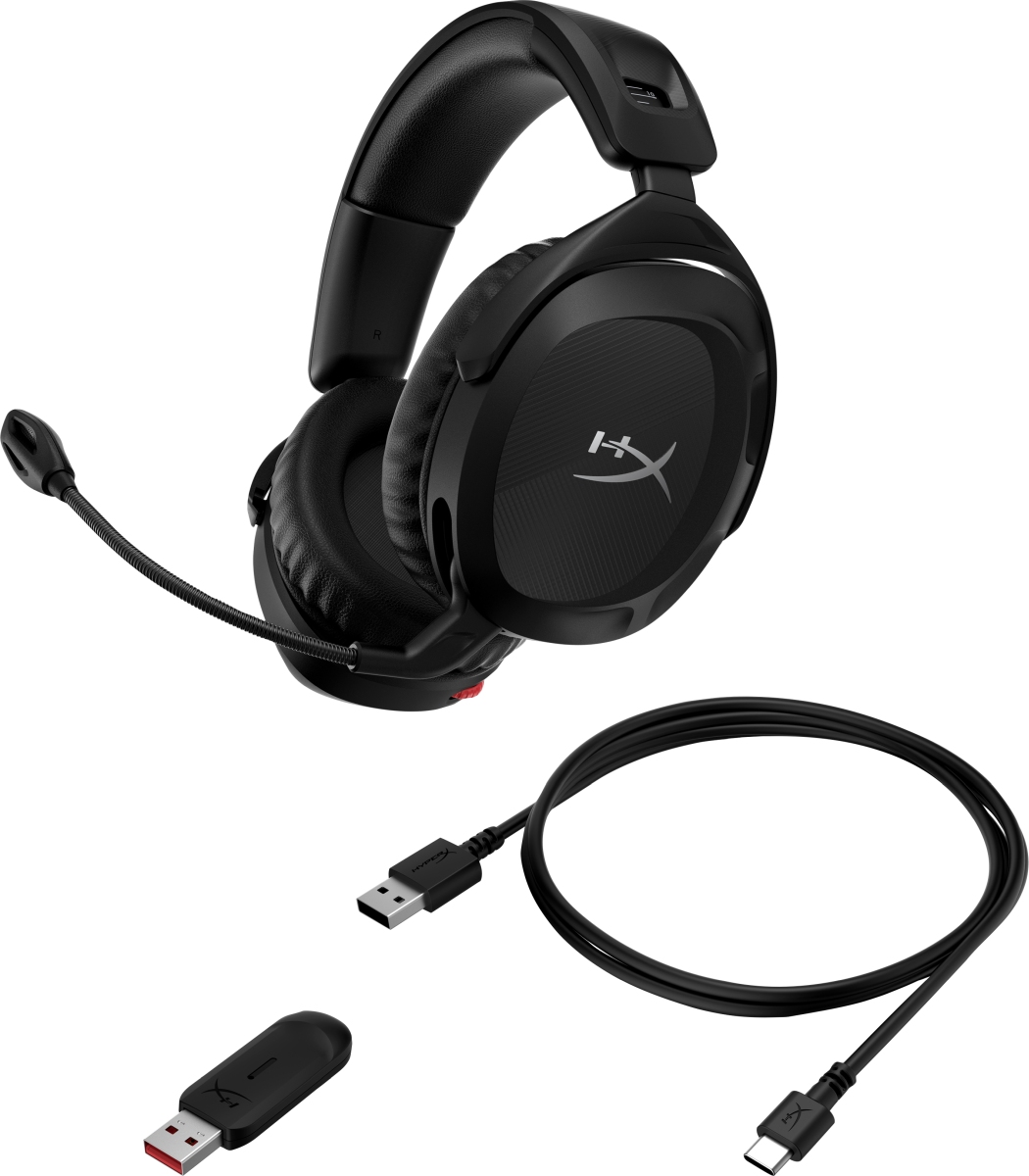 Obrázek HyperX Cloud Stinger 2/Stereo/ANC/USB/Bezdrát/Černá