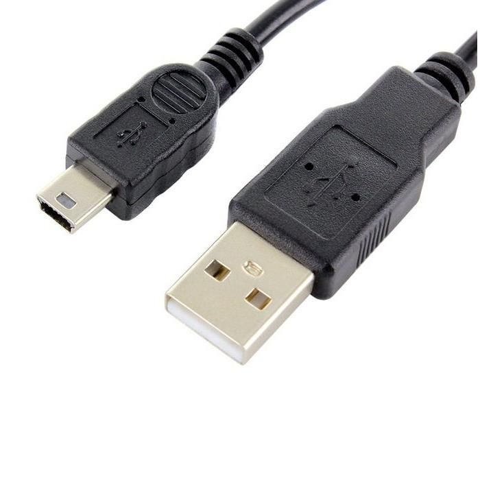 Datový kabel Forever USB/miniUSB 1m 1A černý