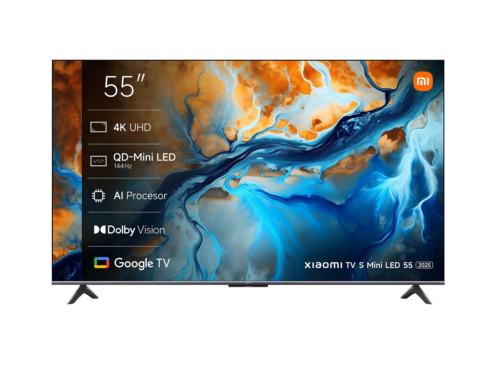 Obrázek Xiaomi/TV S mini LED/55"/4K UHD/Verdigris