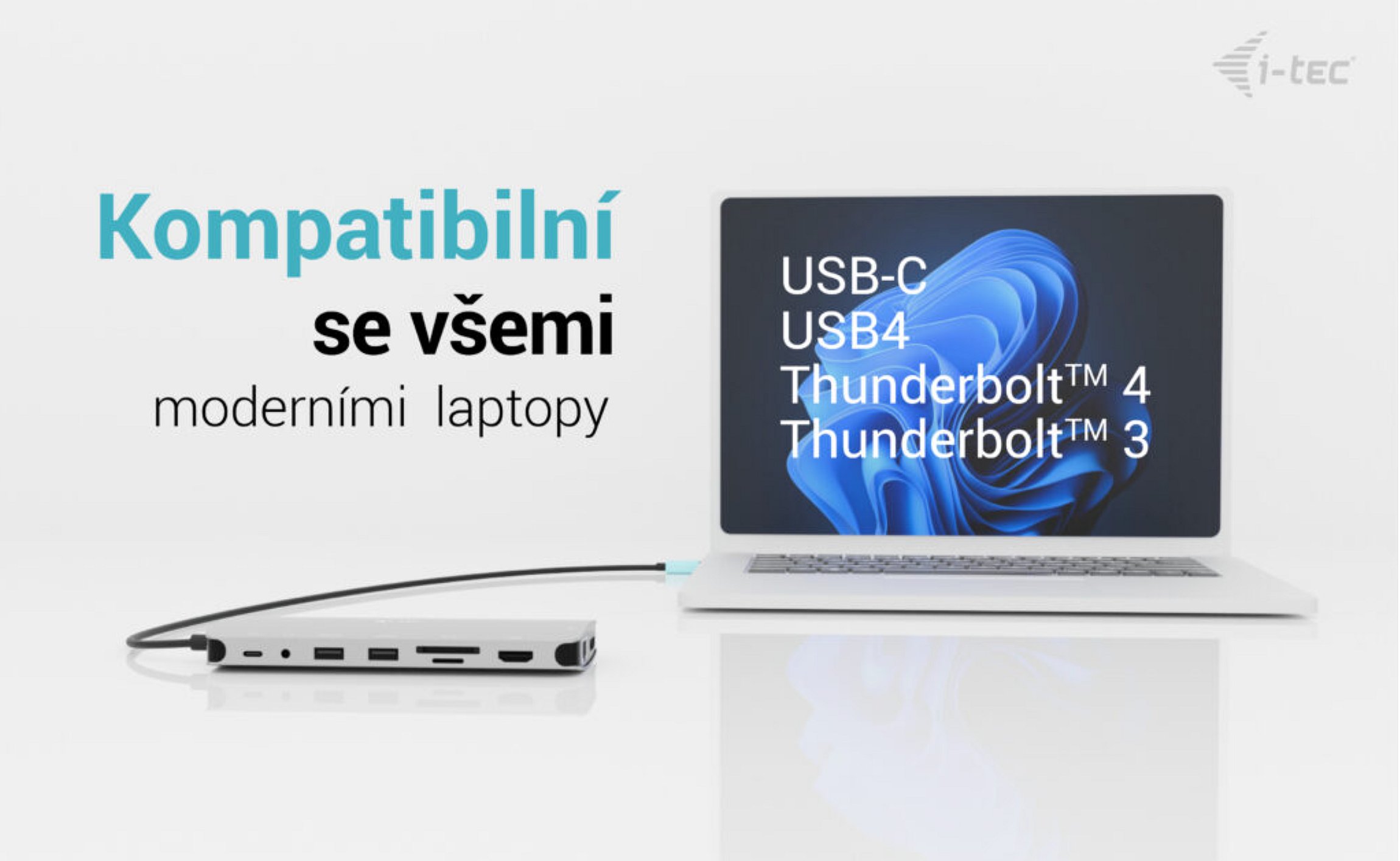 Obrázek i-tec USB-C Metal Nano 3x Display Dock, 2x HDMI 1x USB-C video, PD 140W + Universal Charger 140W