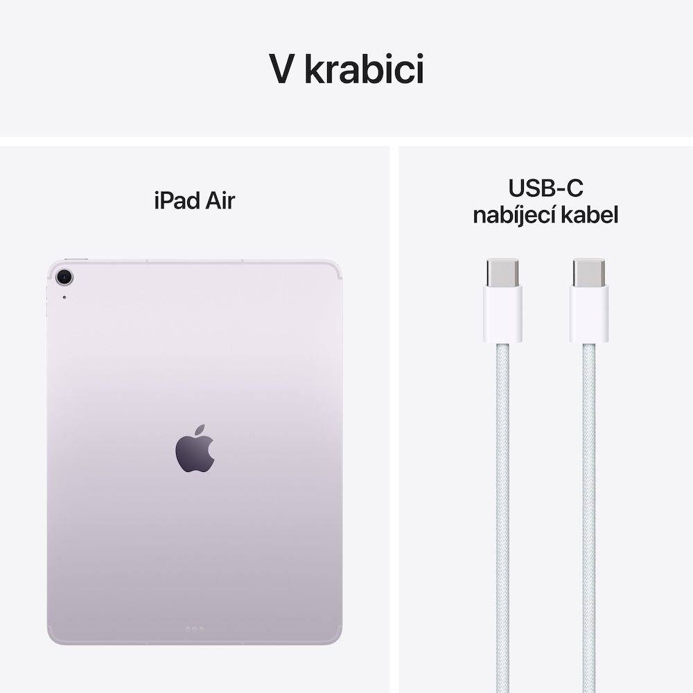 Obrázek iPad Air 13" M3 Wi-Fi + Cellular 256GB fialový (2025)