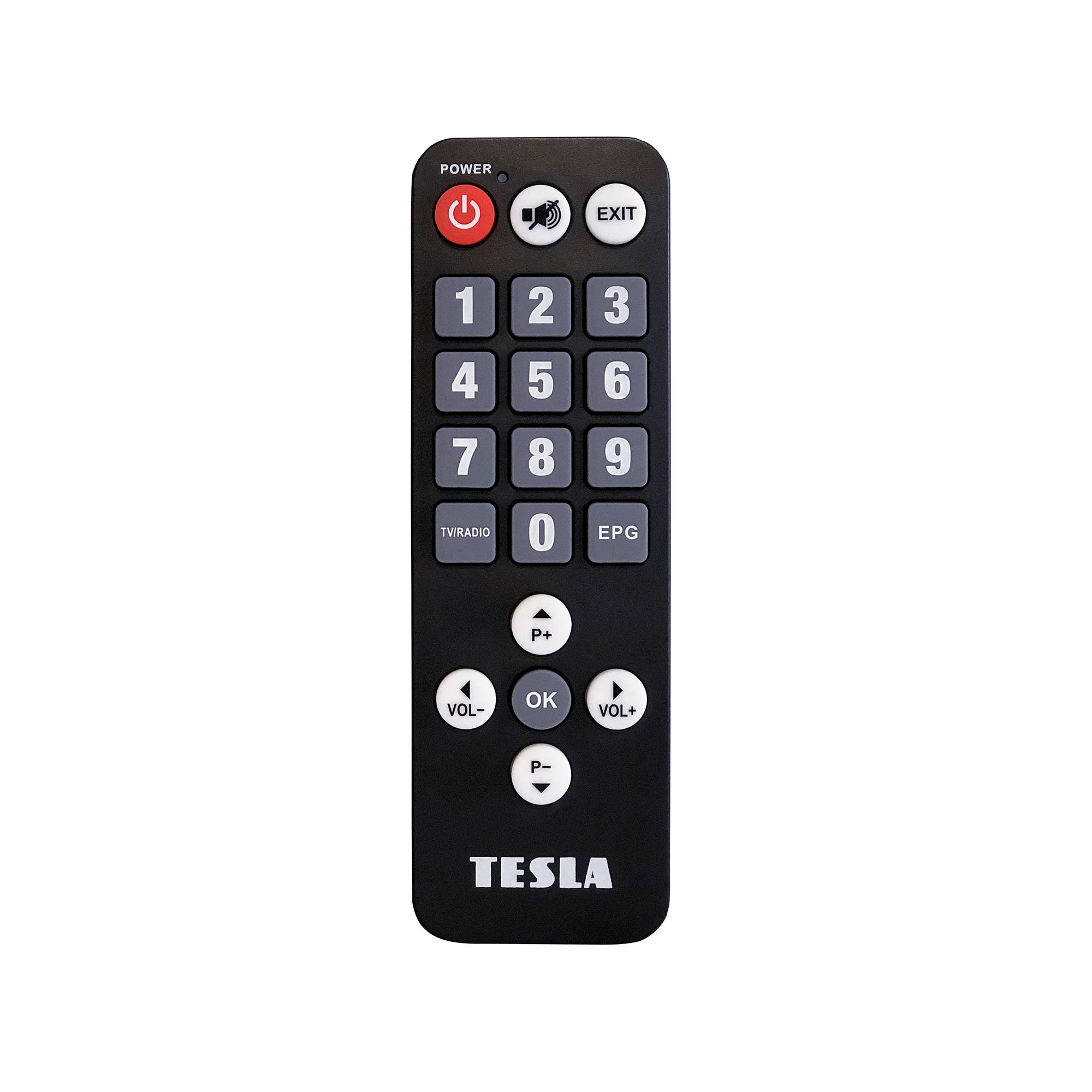 Obrázek TESLA TE-323, DVB-T2 přijímač, H.265 (HEVC)