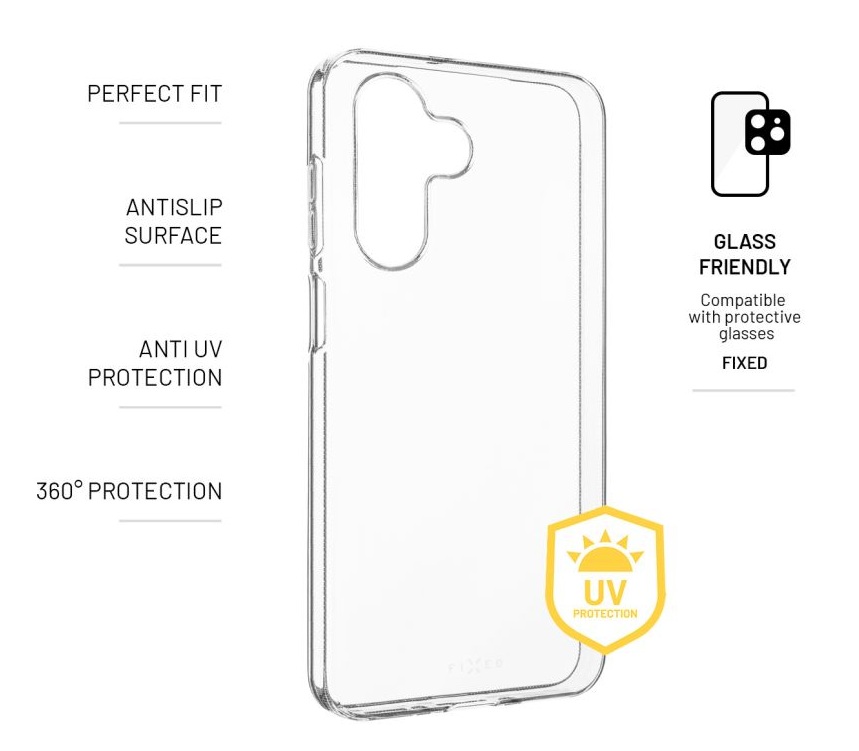 Obrázek TPU gelový kryt FIXED Story AntiUV pro Samsung Galaxy A26 5G, čirý