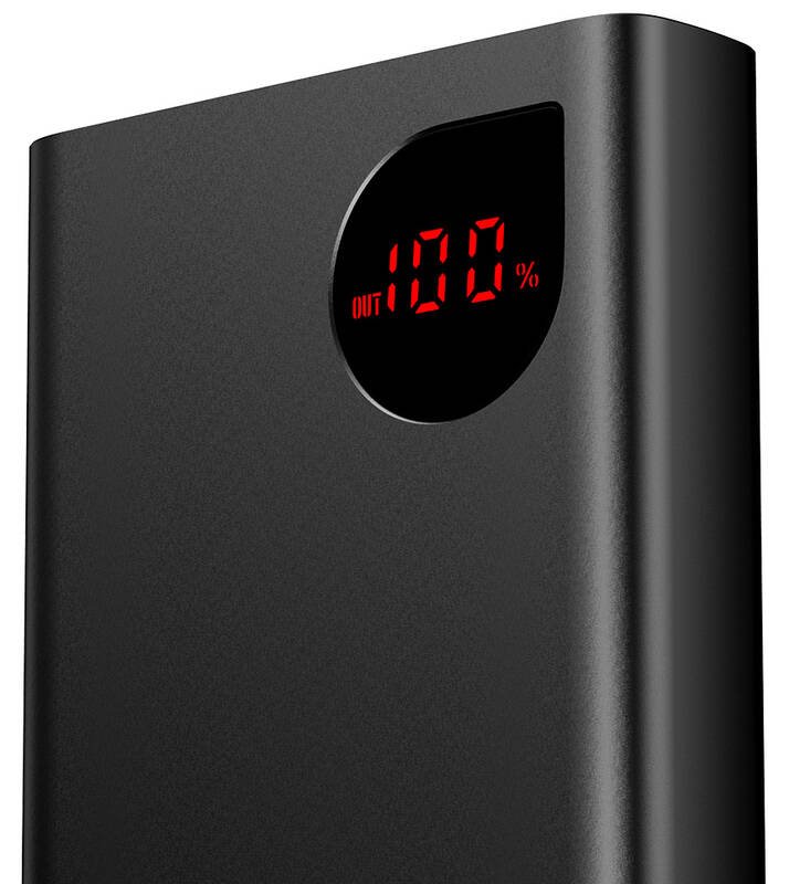 Obrázek Baseus PPAD070101 Adaman Digital Display Powerbanka 20000mAh 22,5W Black