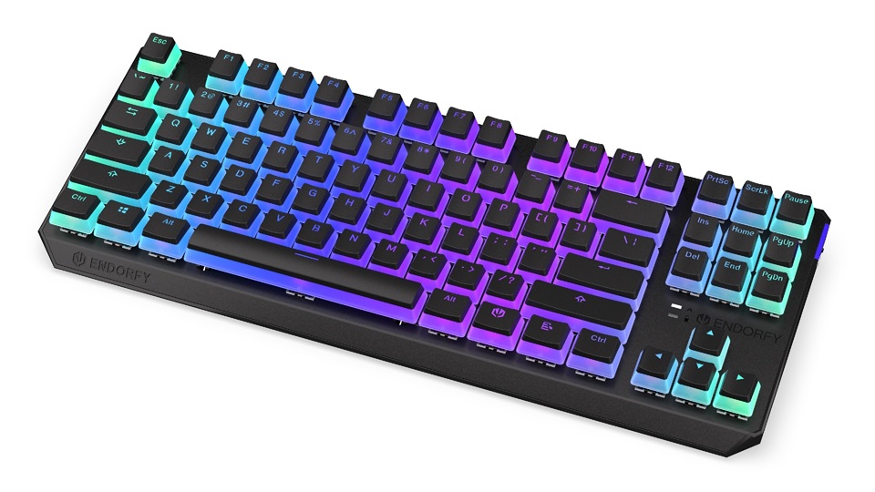 Endorfy Thock TKL Red Pudding/Drátové/Bezdrátové/US layout/Černá