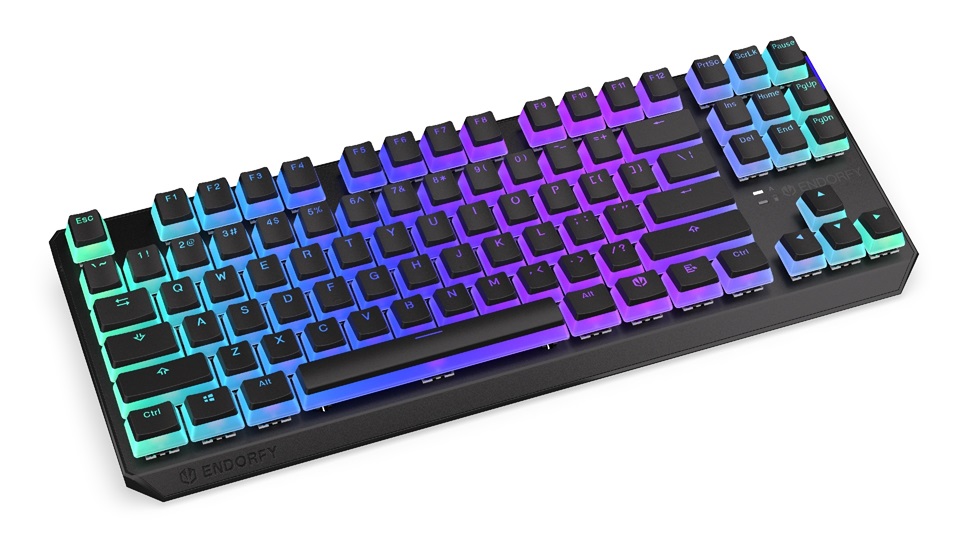 Obrázek Endorfy Thock TKL Red Pudding/Drátové/Bezdrátové/US layout/Černá