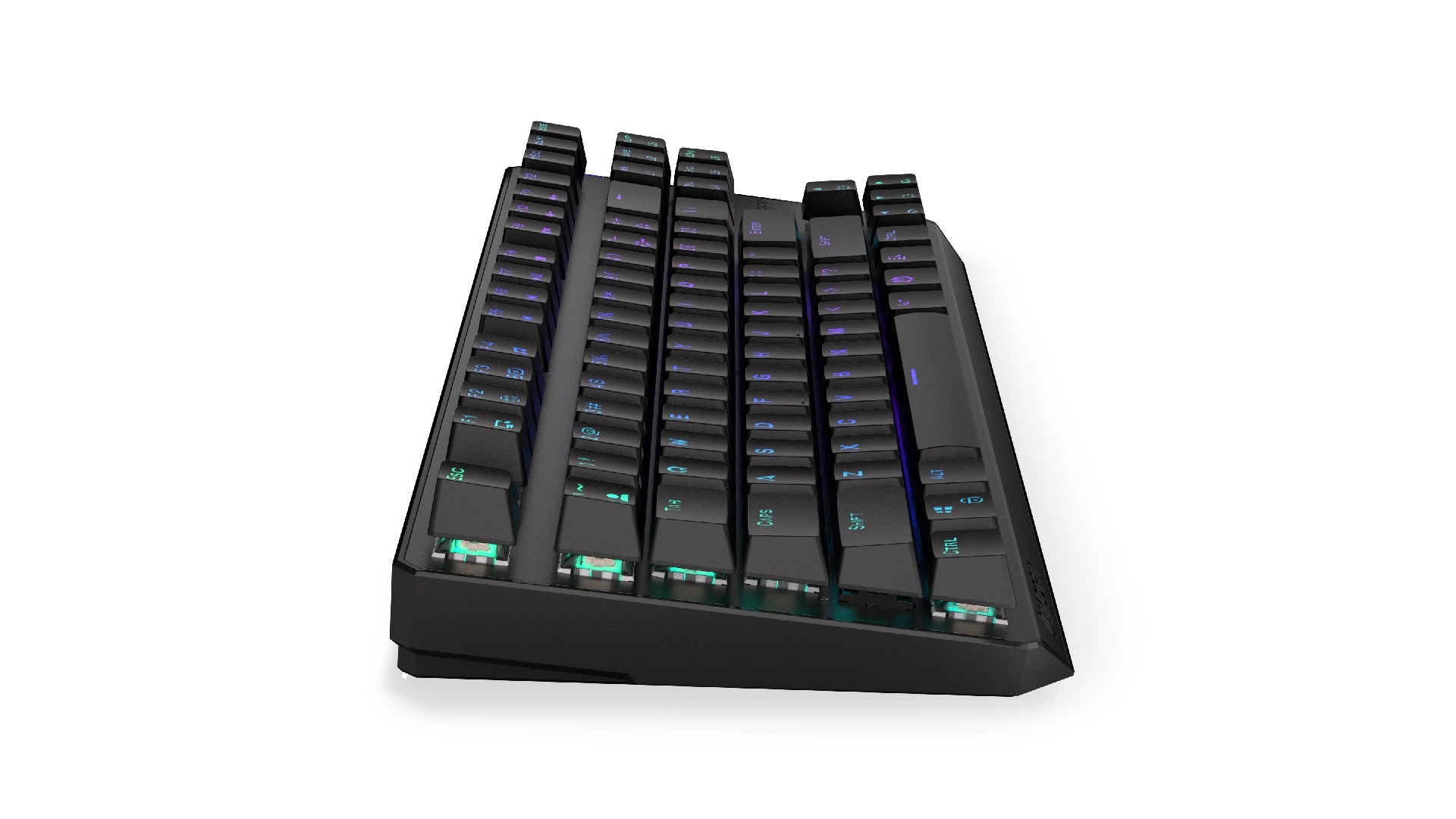 Obrázek Endorfy Thock TKL Black/Drátové/Bezdrátové/US layout/Černá