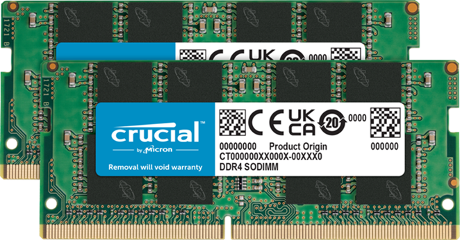 Crucial/SO-DIMM DDR4/16GB/3200MHz/CL22/2x8GB