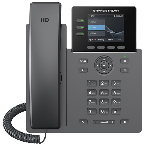 Obrázek Grandstream GRP2611G SIP telefon, 3 účty, PoE, 12BLF klíčů, gigabit port