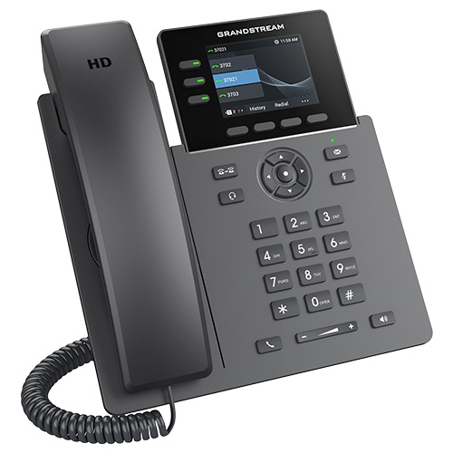 Obrázek Grandstream GRP2611G SIP telefon, 3 účty, PoE, 12BLF klíčů, gigabit port