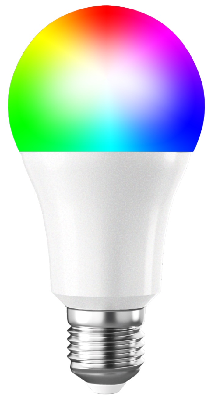 iGET HOME BS1 - Wi-Fi LED žárovka 9W RGB, CCT, E27, stmívatelná, samostatná