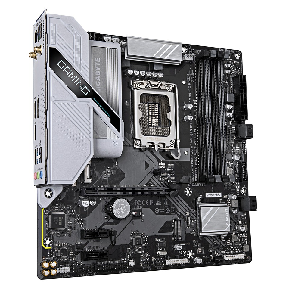 Obrázek GIGABYTE B760M GAMING PLUS WIFI DDR4/LGA 1700/mATX