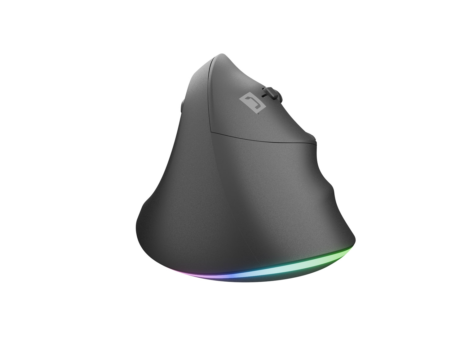 Obrázek Vertikální myš Natec CRAKE 2 PRO/Vertikální/Optická/Pro praváky/12 400 DPI/Drátové USB-A/Černá