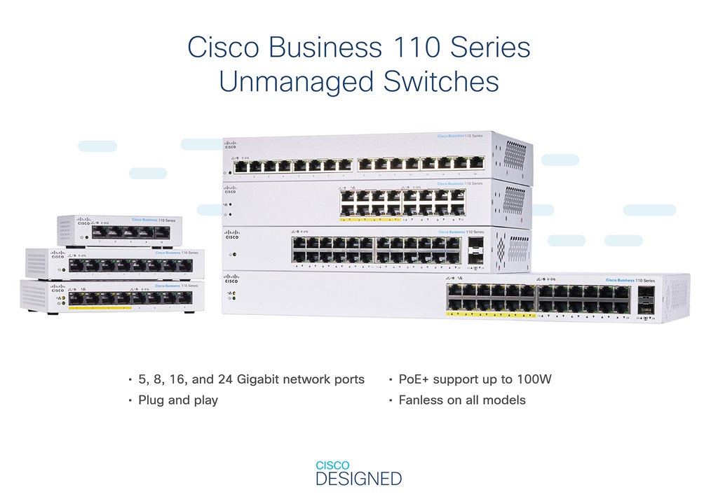 Obrázek Cisco CBS110-5T-D-EU