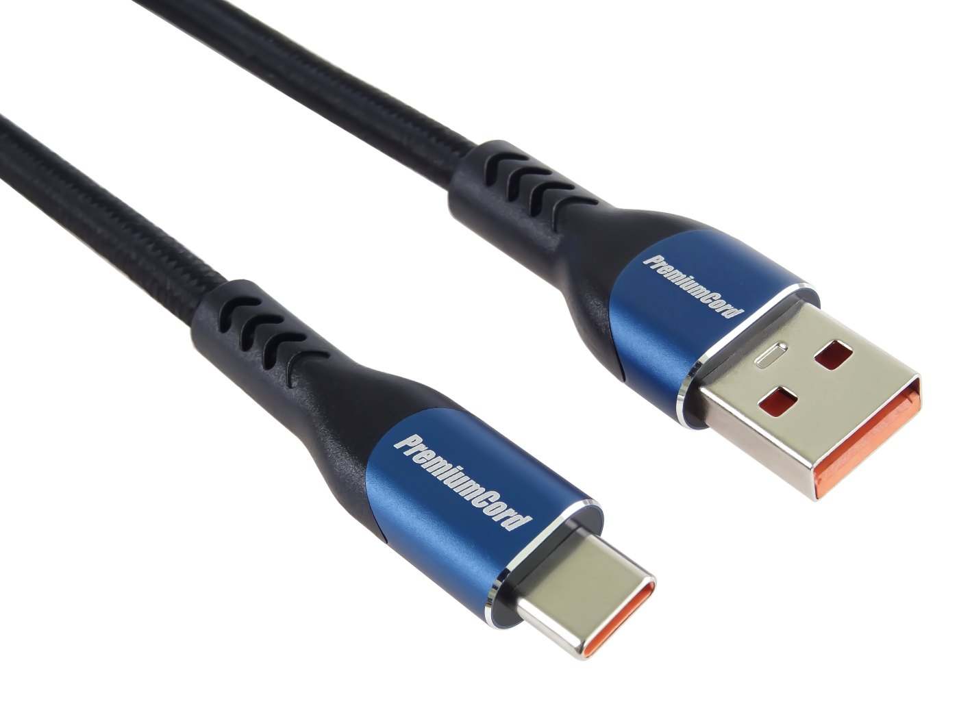 PremiumCord SuperFast 5A USB-C - USB-A 2.0, 2m