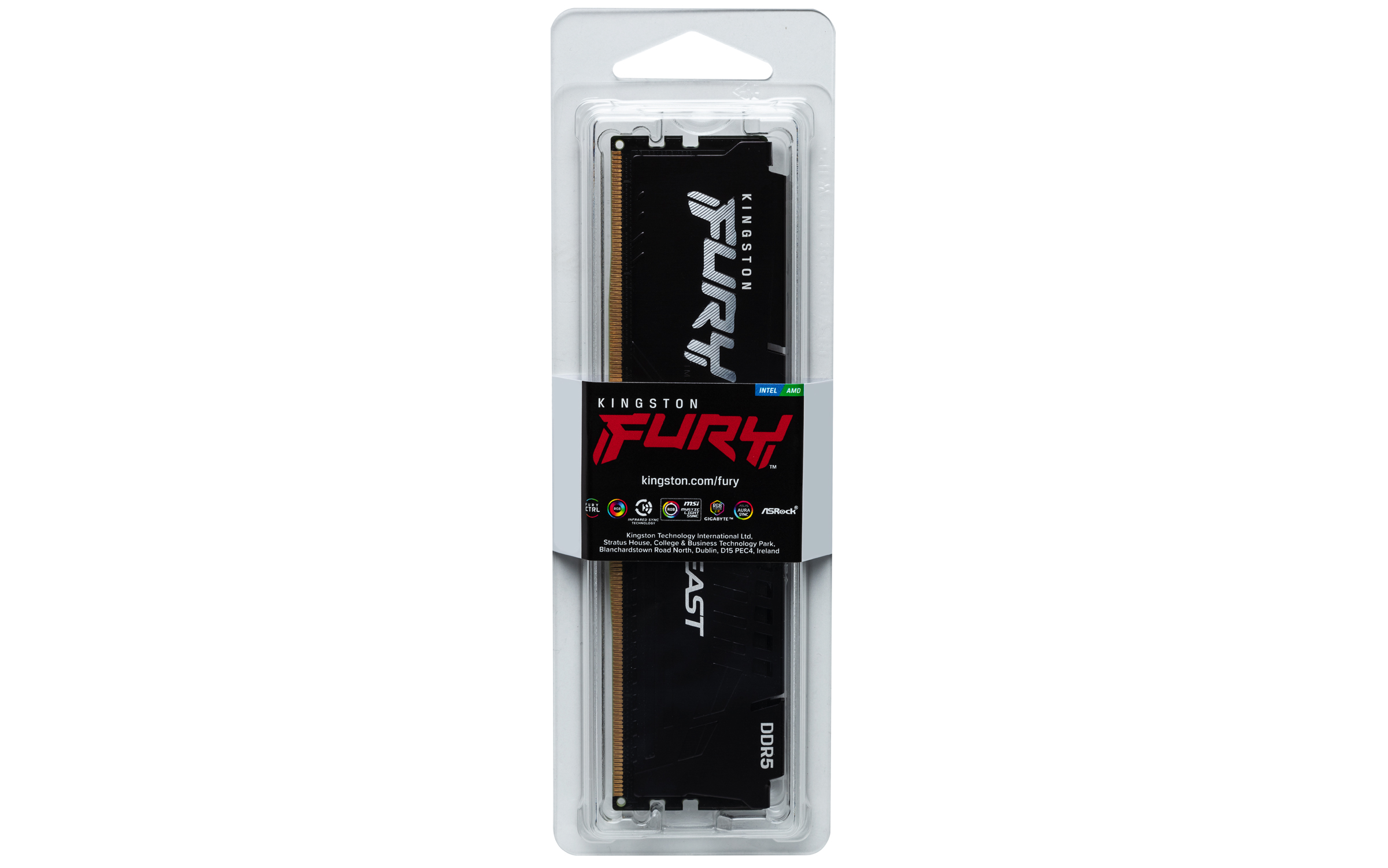 Obrázek Kingston FURY Beast EXPO/DDR5/32GB/5200MHz/CL40/1x32GB/Black
