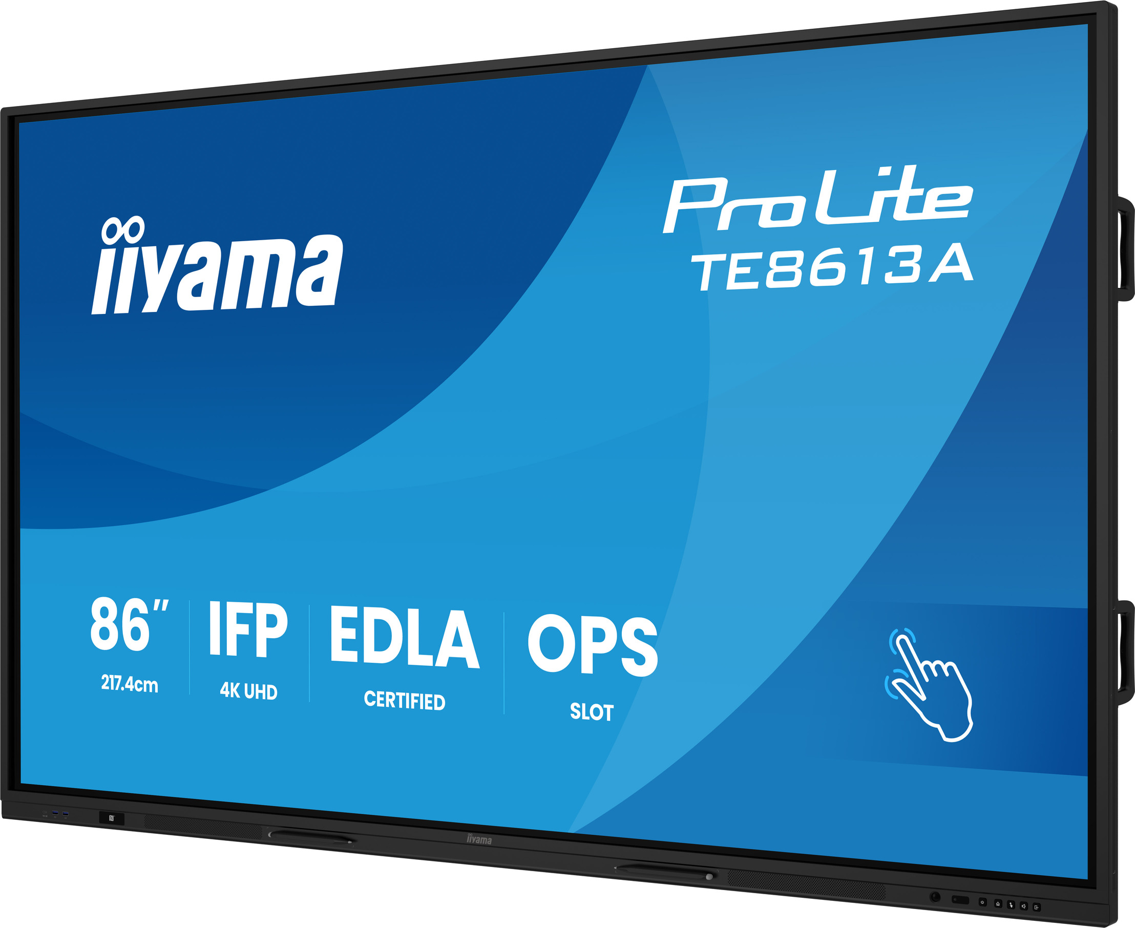 Obrázek 86" iiyama TE8613A-B1AG:IPS,4K,40P,EDLA