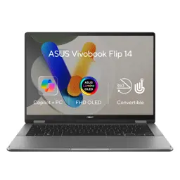 Zobrazit podrobnosti pro ASUS Vivobook Flip 14 OLED/TP3407SA/U5-226V/14"/WUXGA/T/16GB/512GB/Arc 130V/W11H/Gray/2R ASUS Vivobook Flip 14 OLED/TP3407SA/U5-226V/14