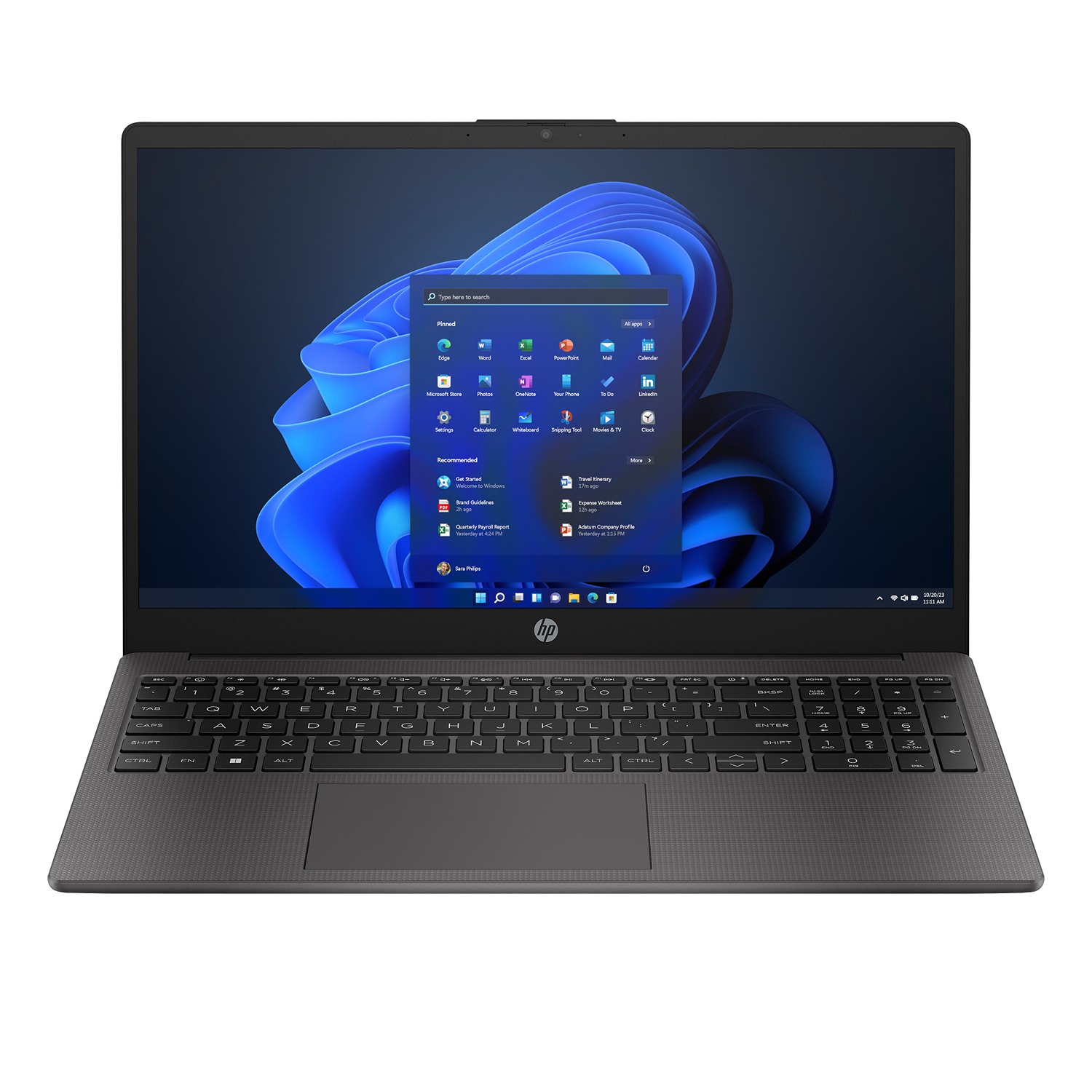 HP 255/G10/R5-7530U/15,6"/FHD/16GB/512GB SSD/RX Vega 7/W11H/Slvr-Blck/1R