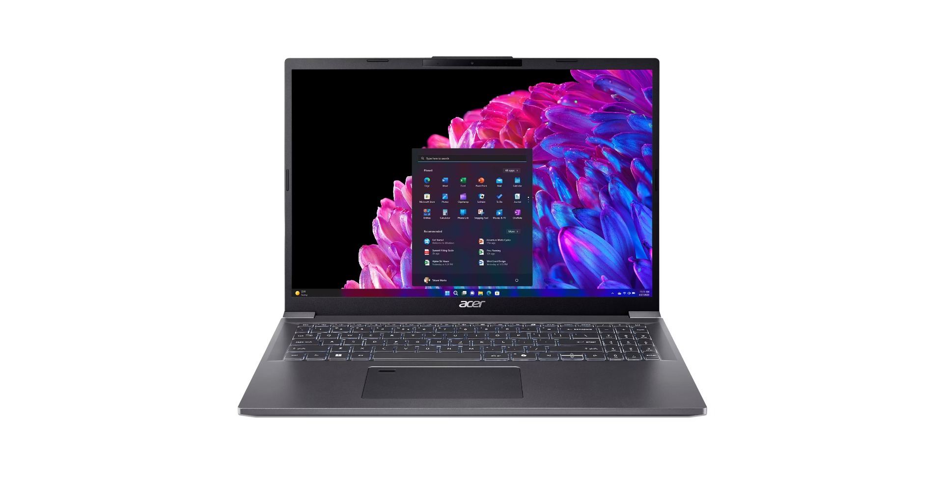 Acer Aspire 16/A16-71M-50JT/U5-115U/16"/WUXGA/16GB/512GB/Iris Xe/W11H/Gray/2R