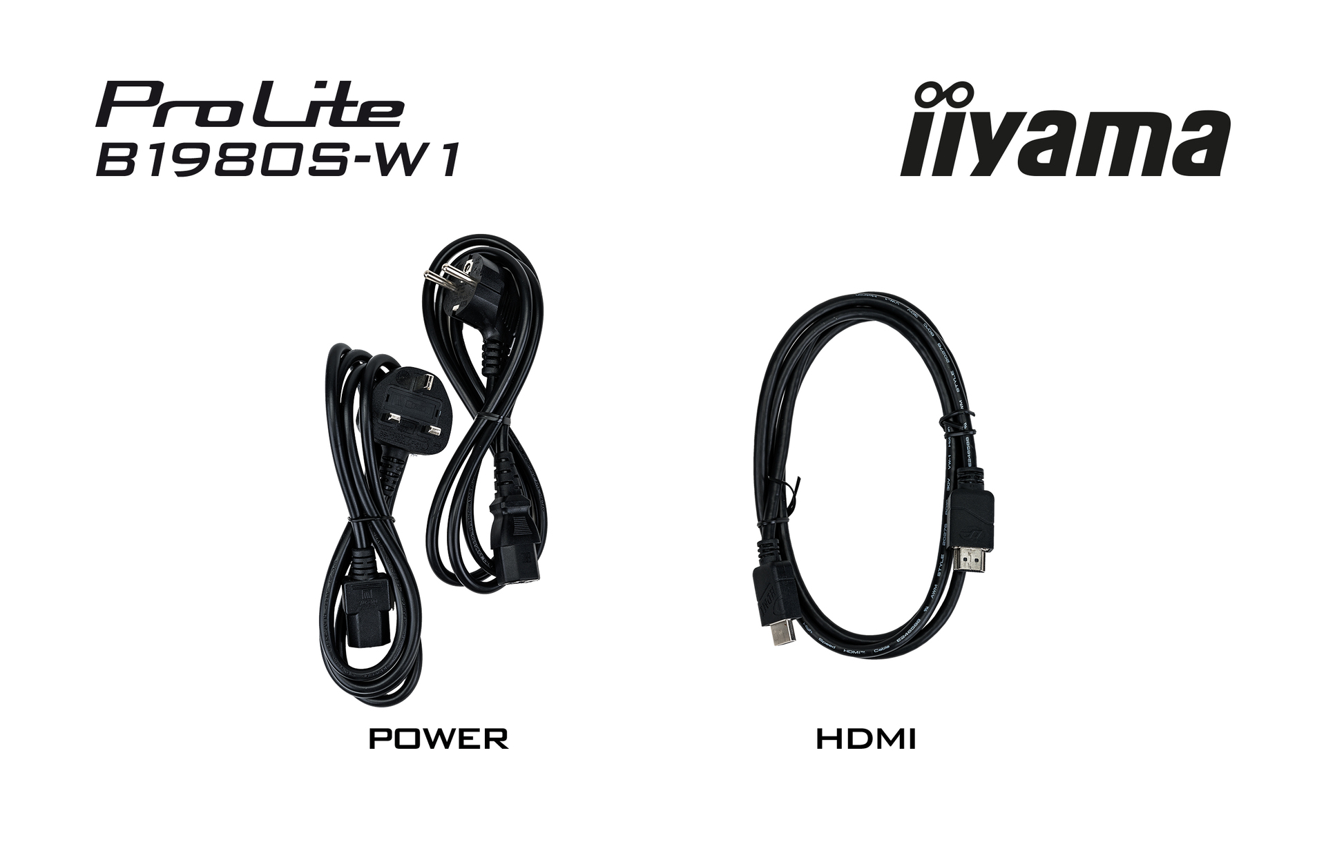 Obrázek iiyama ProLite/B1980S-W1/19"/TN/1280x1024/75Hz/3ms/White/3R