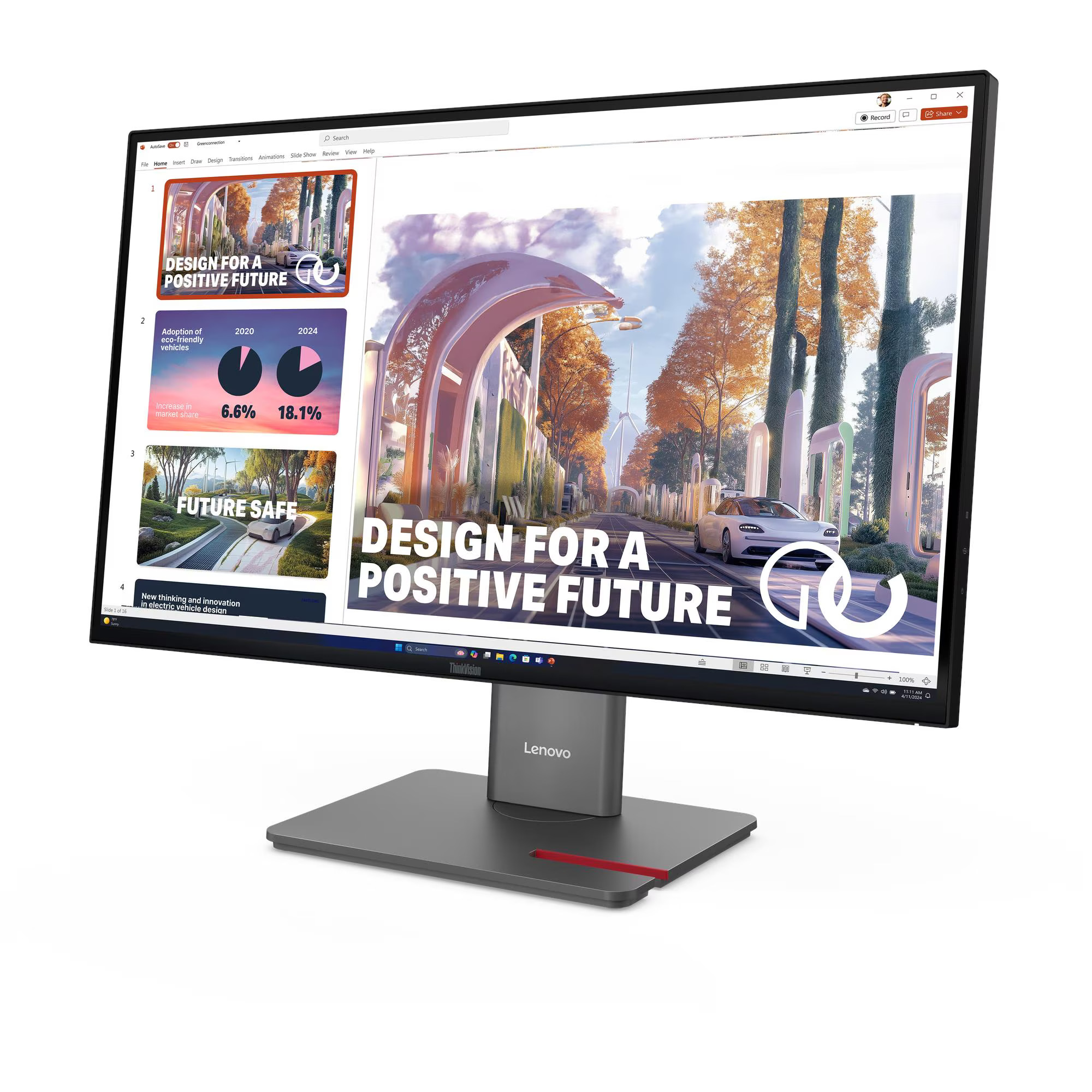 Obrázek Lenovo ThinkVision/P27qd-40/27"/IPS/QHD/120Hz/4ms/Black/Černá/3R
