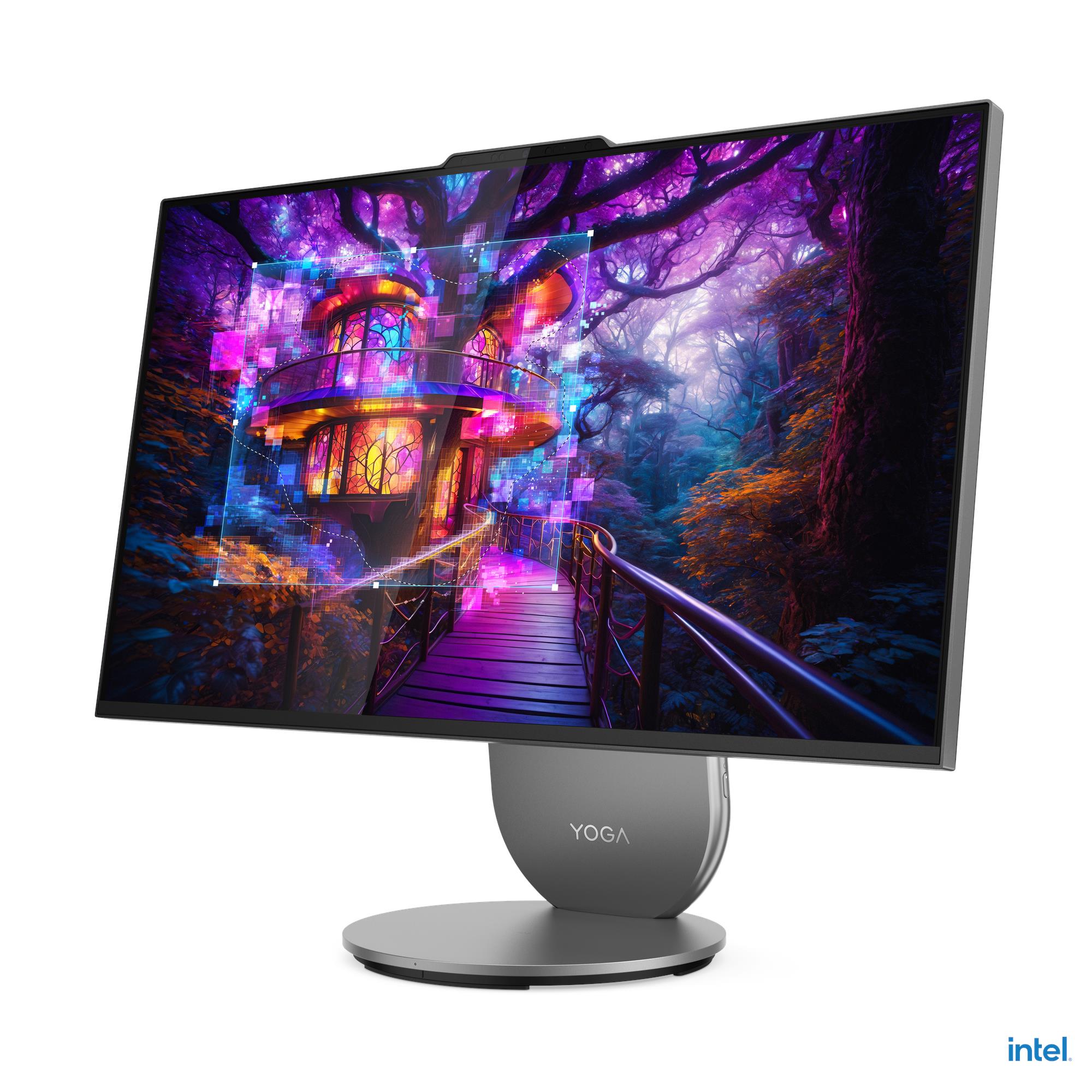 Obrázek Lenovo Yoga/AIO 27IAH10/27"/QHD/U7-255H/16GB/1TB/Intel int/W11H/Šedá/3ROn-Site