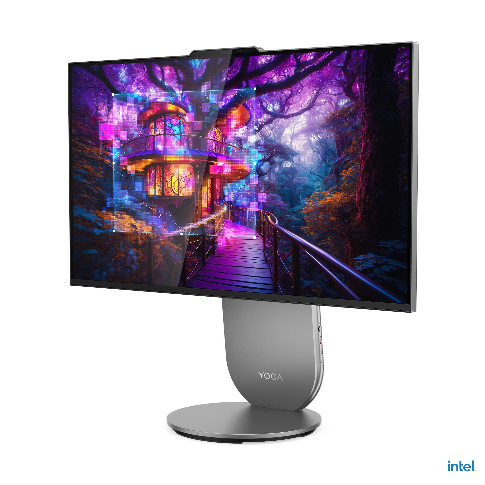 Obrázek Lenovo Yoga/AIO 27IAH10/27"/QHD/U7-255H/16GB/1TB/Intel int/W11H/Šedá/3ROn-Site