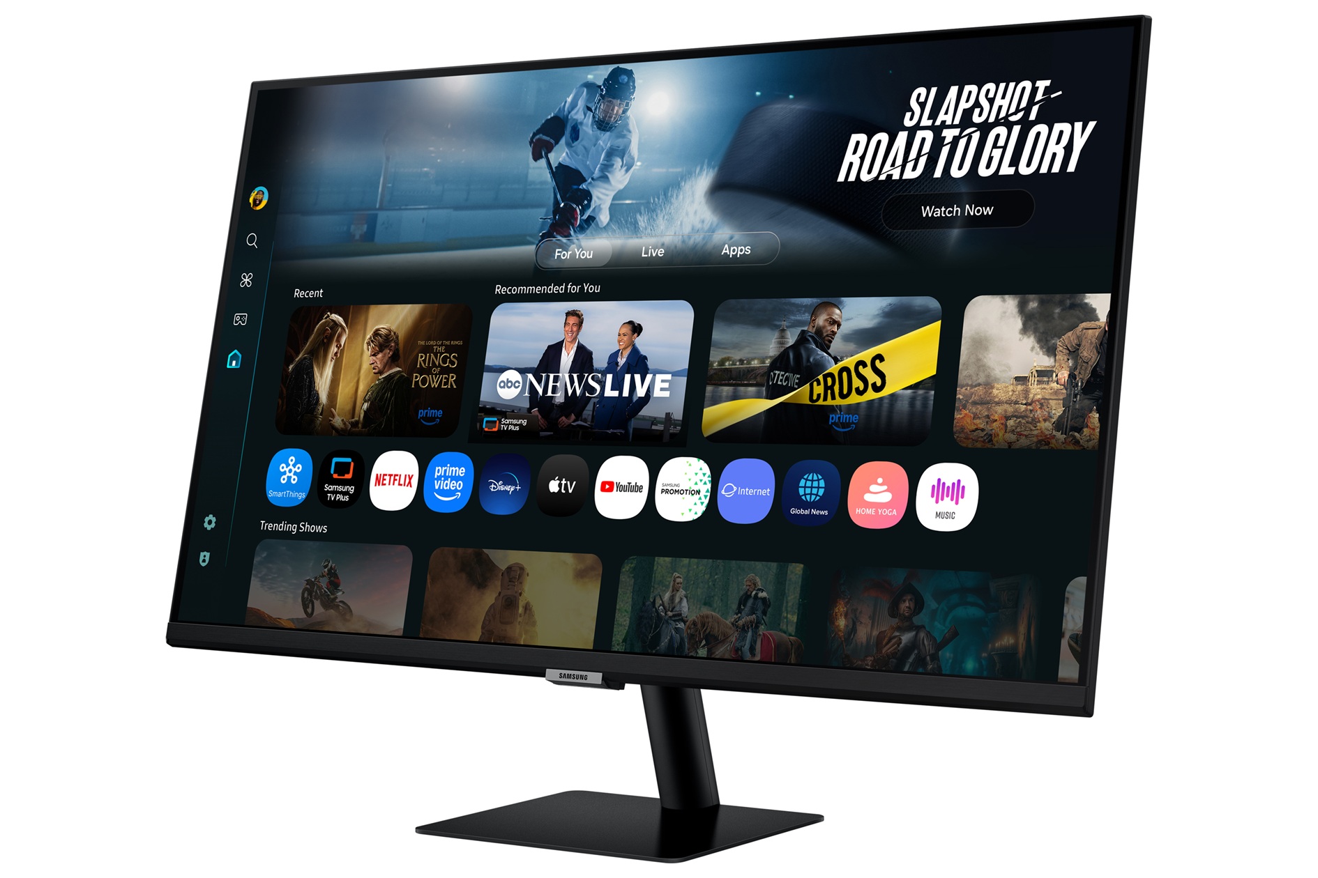 Obrázek Samsung Smart Monitor/M70F/32"/VA/4K UHD/60Hz/4ms/Černá/2R